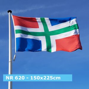 NR 620: Vlag Groningen 150x225cm standaard
