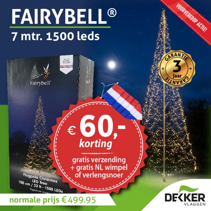 Overweldigend Generaliseren slijtage Fairybell kerstboom 7 meter 1500 Led voorverkoop - Dekker Vlaggen