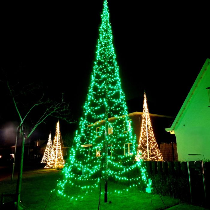 Fairybell® kerstboom 640 led 4M mast ACTIE