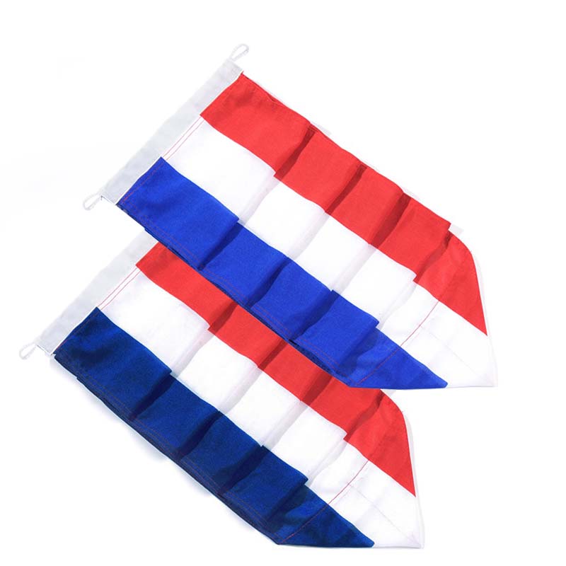 Marineblauwe of standaard blauwe Nederlandse vlag of wimpel?