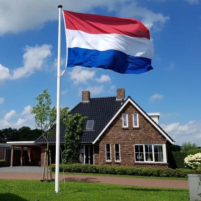 Hoe groot moet mijn vlag zijn?