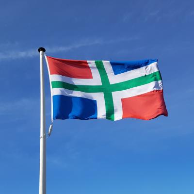De vlag van de provincie Groningen