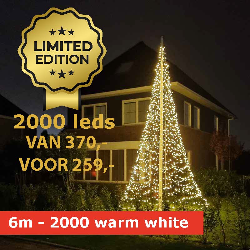 Fairybell 6 meter 2000 leds warm white limited edition