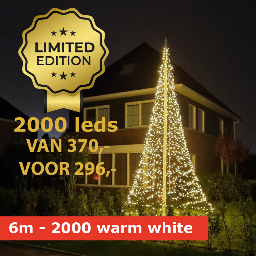 Fairybell 6 meter 2000 leds warm white limited edition